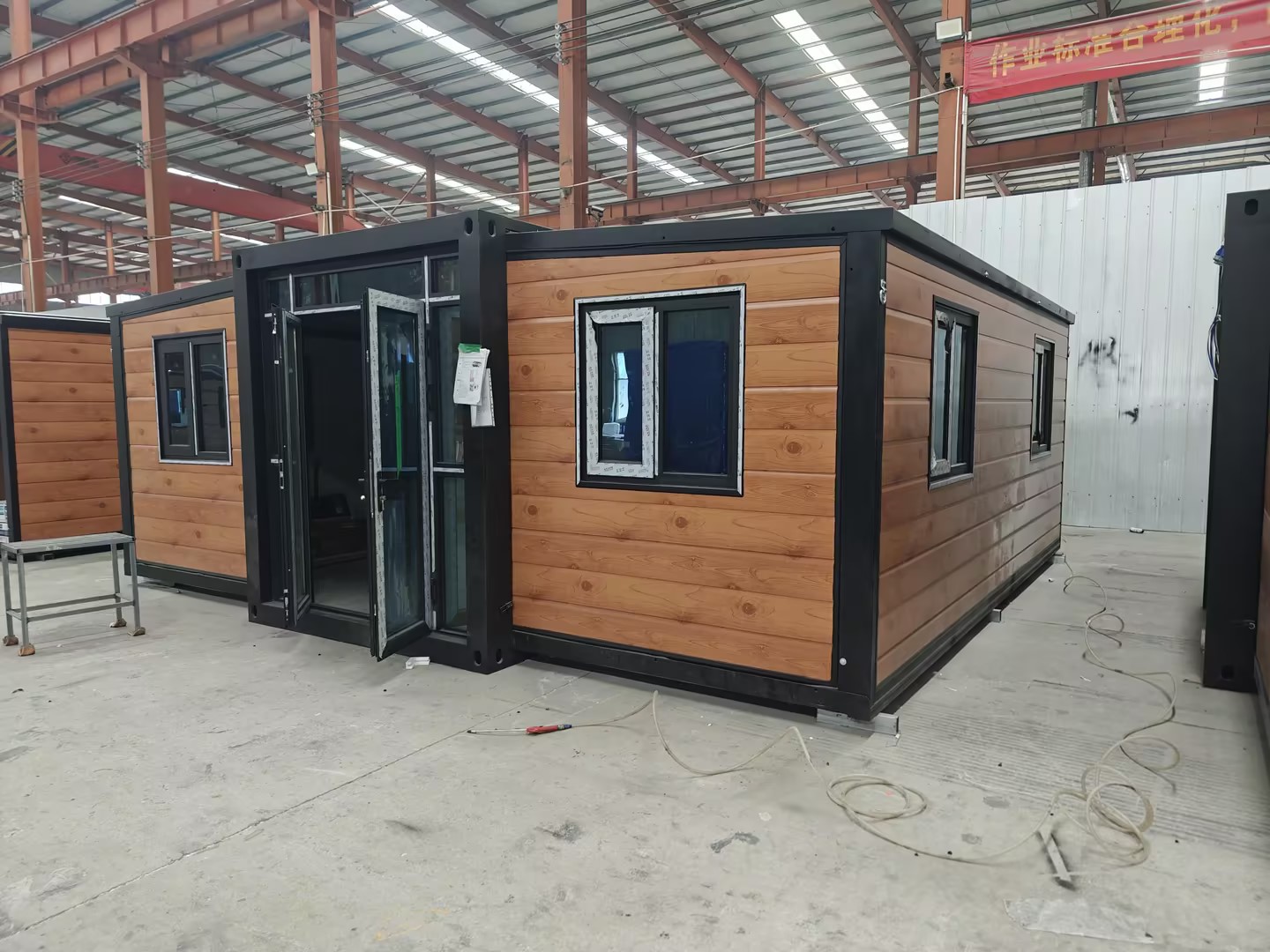 20-foot double-wing expansion room exterior in Australian landscape