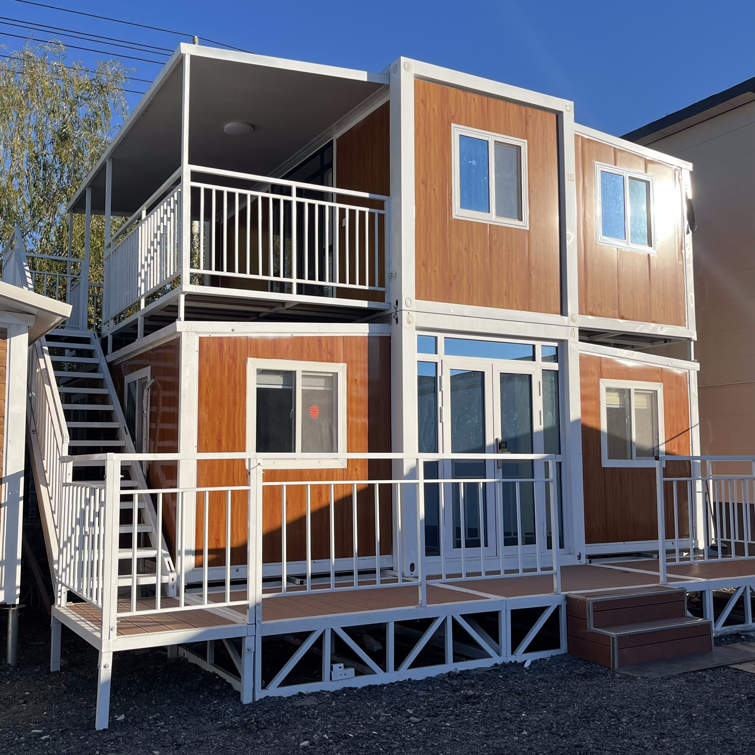 Custom timber exterior finish