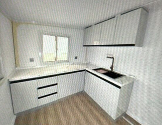 Modern kitchen in container house