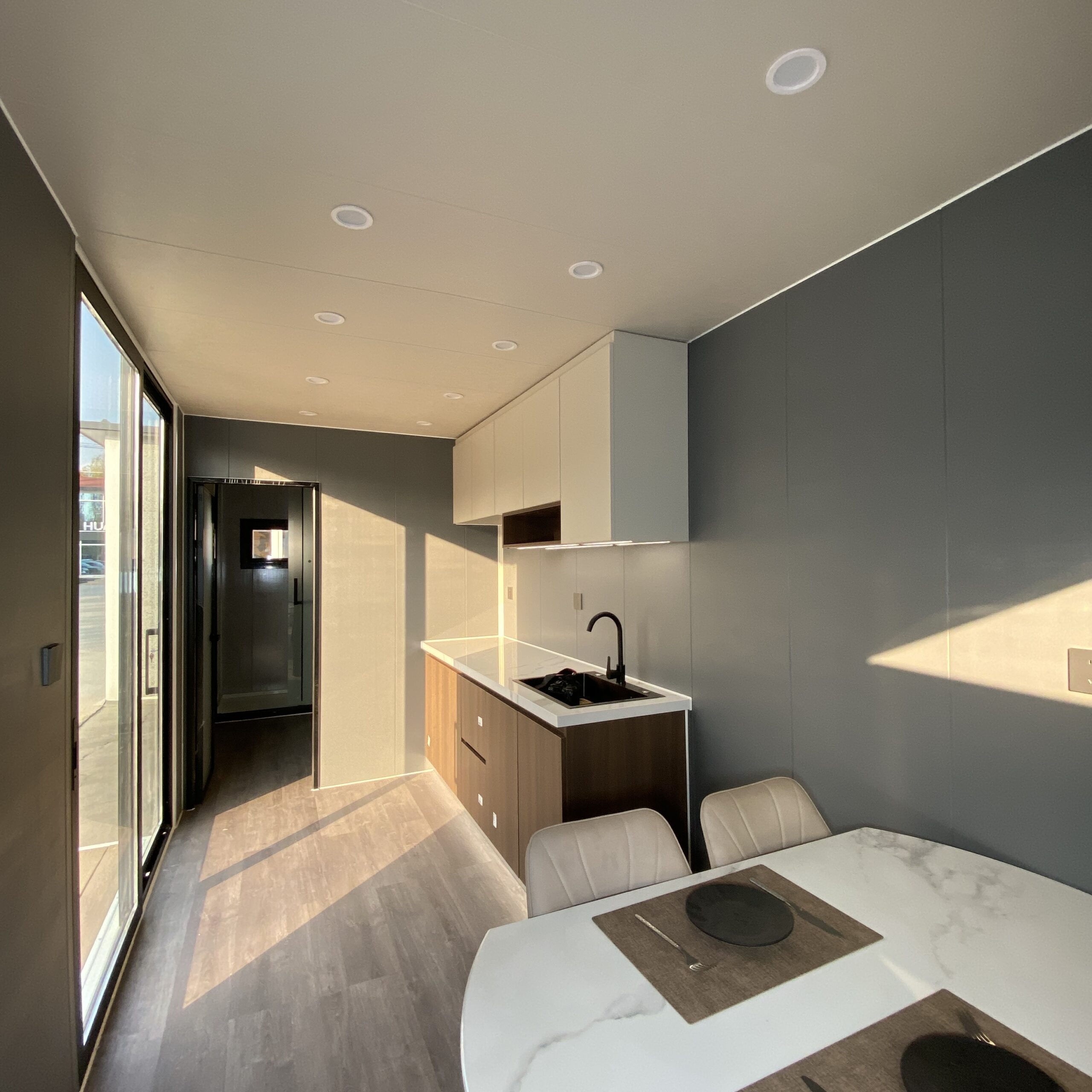 40ft container house for Mexico import shipping