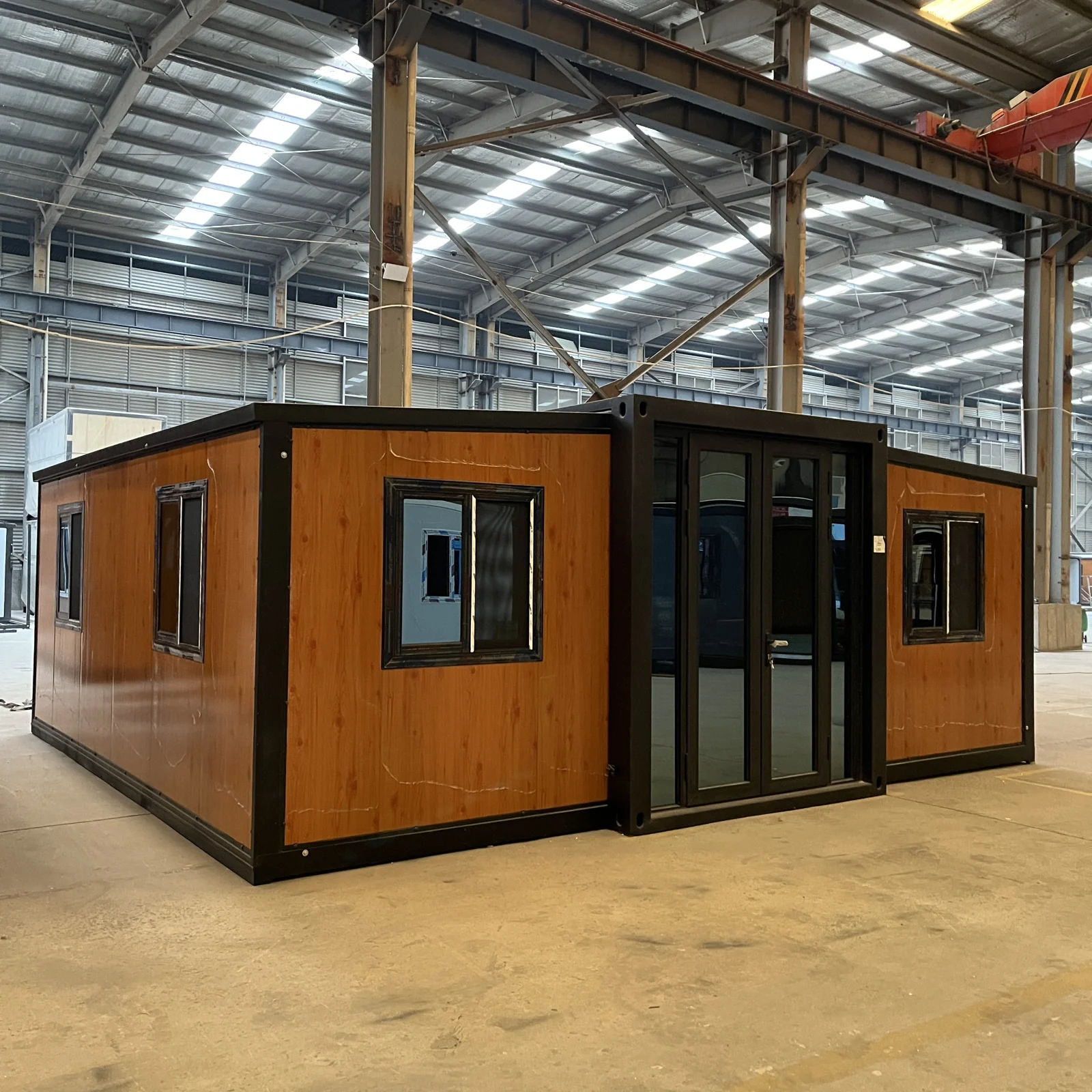 HUAYING 20ft expandable container house unit completed and ready for export packing